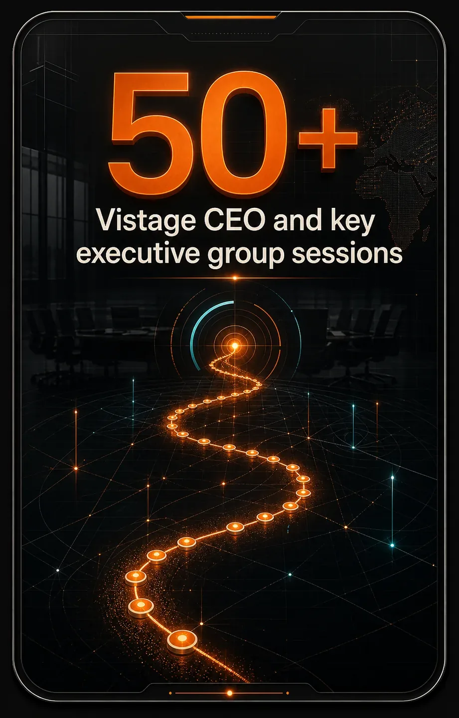 50+ — Vistage CEO and key executive group sessions