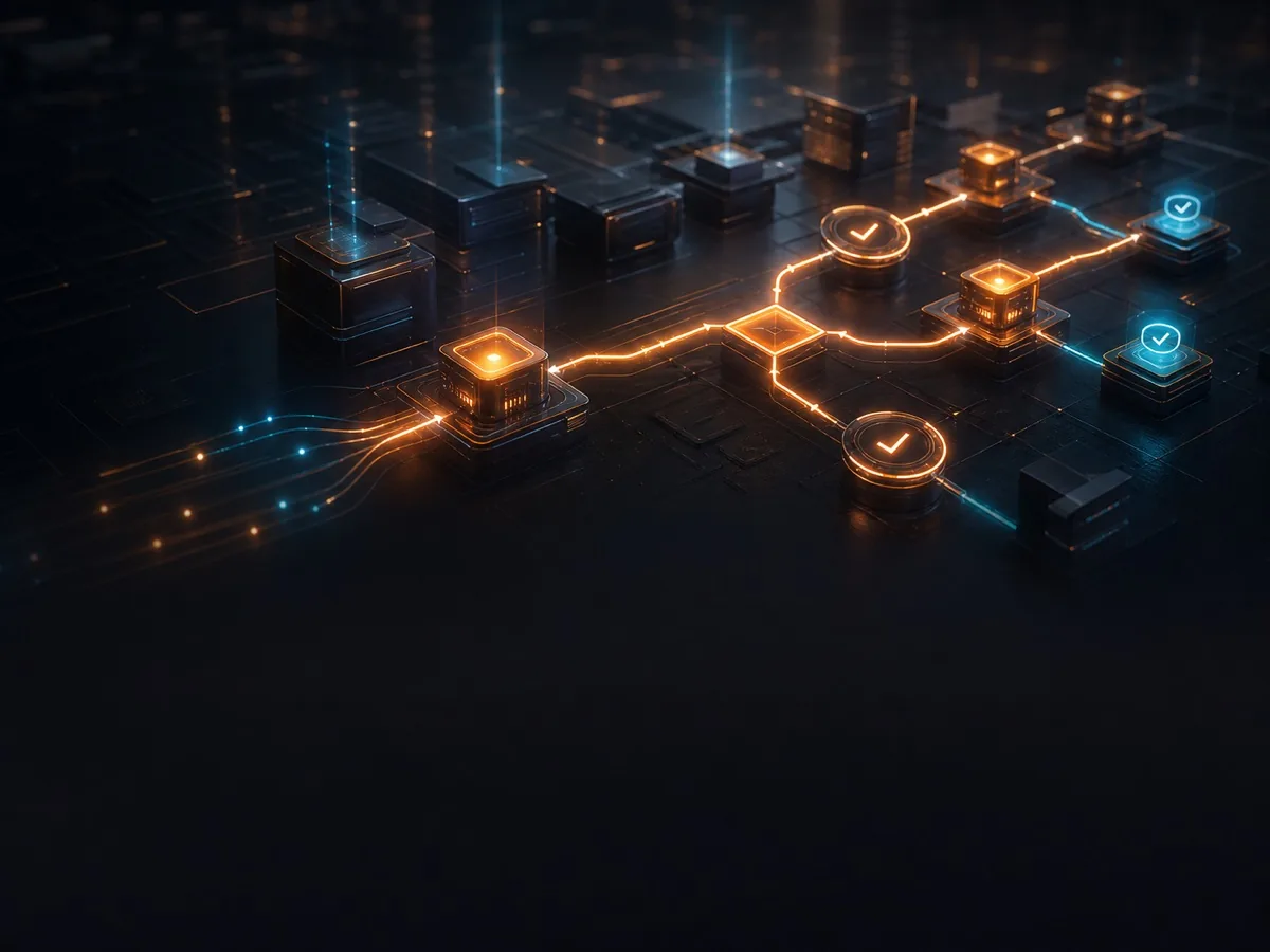 Governed workflow automation linking enterprise systems and approvals