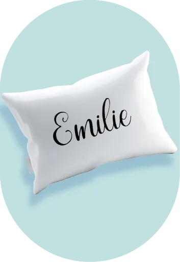 Personalized pillowcase keepsake