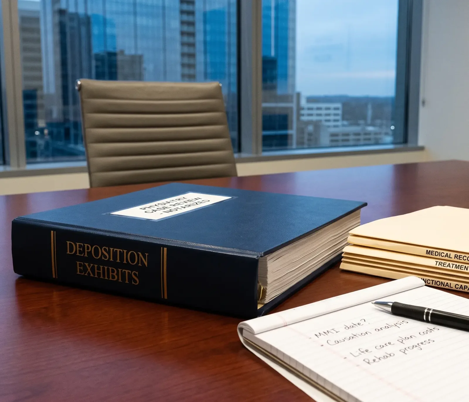 Deposition services at Wayne Physiatry LLC